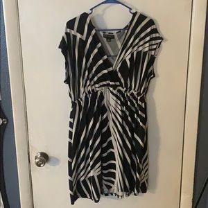 Black and white dress